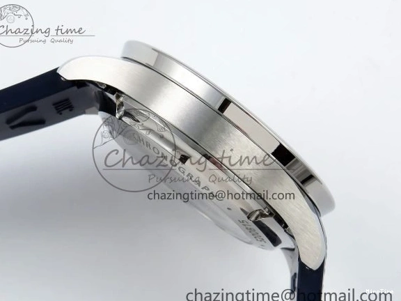 MIROTIME 0412 Casual Portuguese Chrono IW3716 Z+F 1:1 Best Edition White Dial on Blue Rubber Strap A 7016